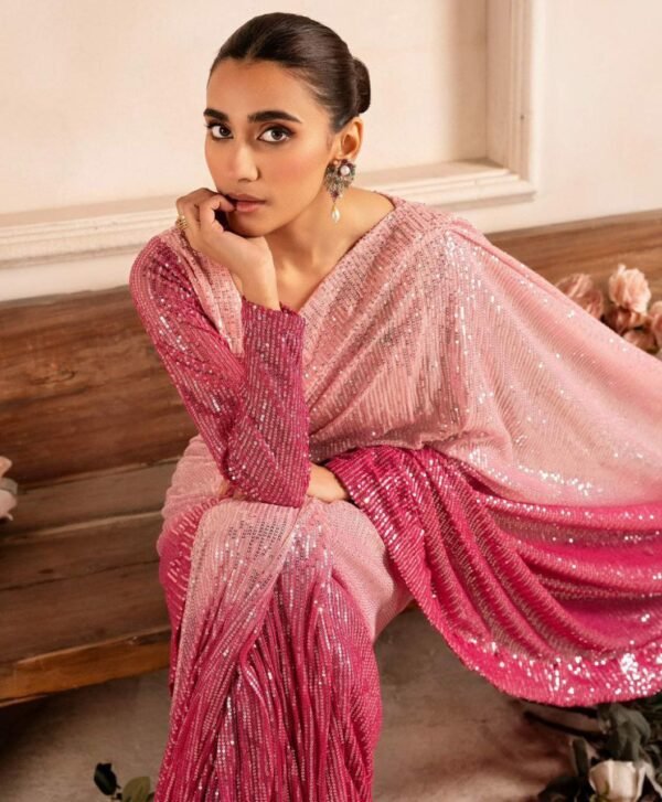 Pink Saree