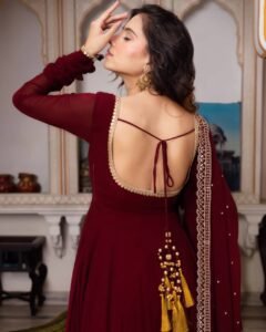 Maxi Formal Dresses for Women-Maroon