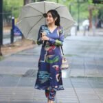 Stylish woman wearing floral co ord sets - matching crop top and skirt for summer outings