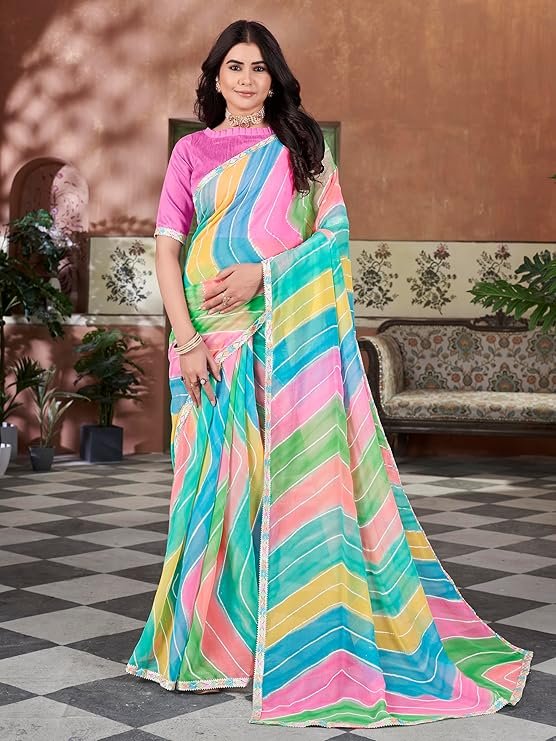 leheriya saree