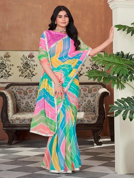 leheriya saree