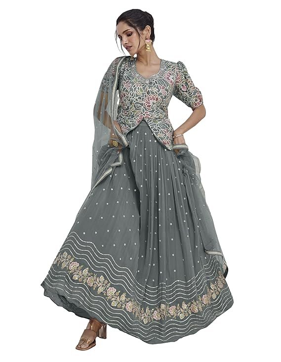 Stylish party wear lehenga for women