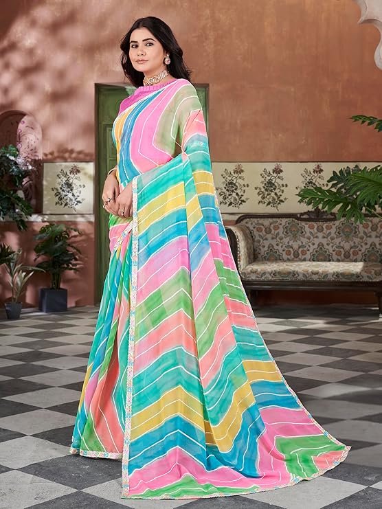 leheriya saree
