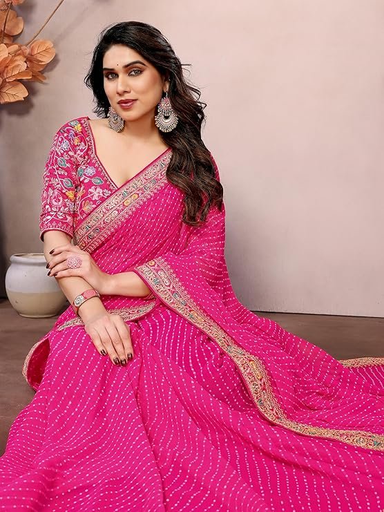 leheriya saree