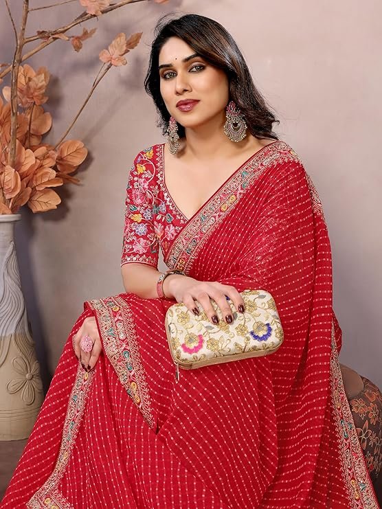 leheriya saree
