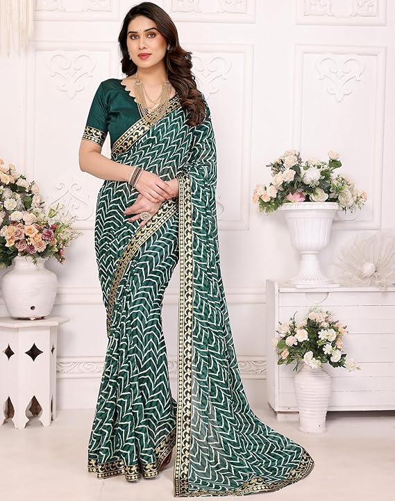 Georgette Saree- Printed
