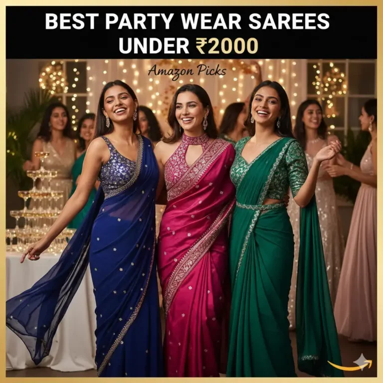 Best Party Wear Sarees Under ₹2000 Amazon Picks