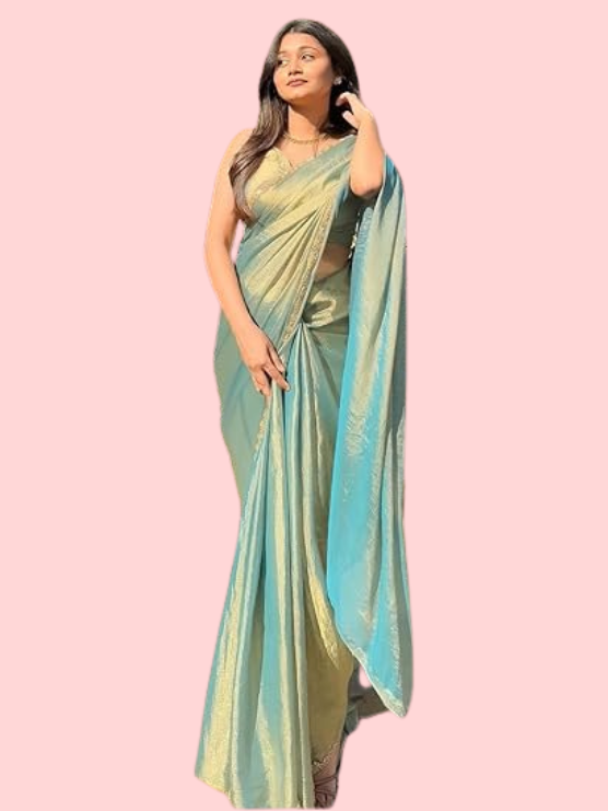 Elegant sari for women – stylish saree design for party and wedding wear