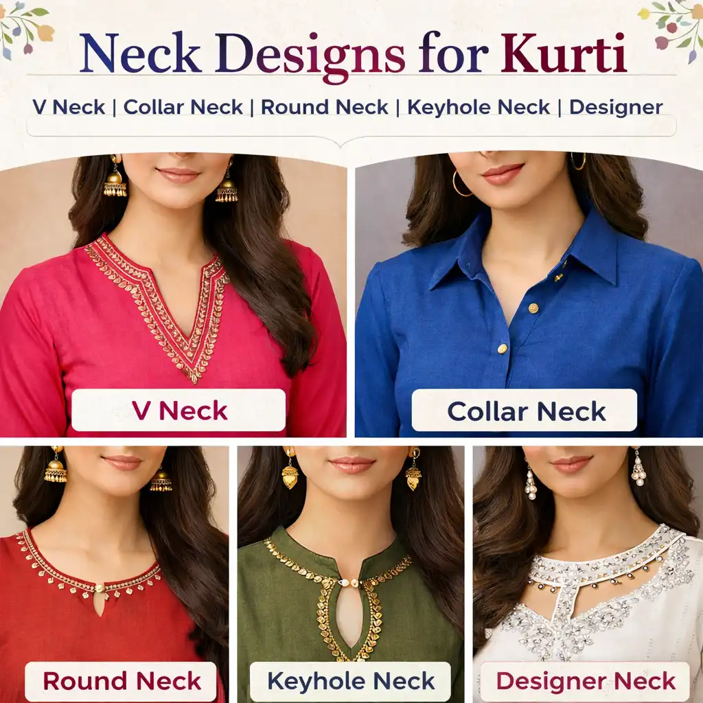 Latest neck designs for kurti – stylish kurti neck patterns for women 2026