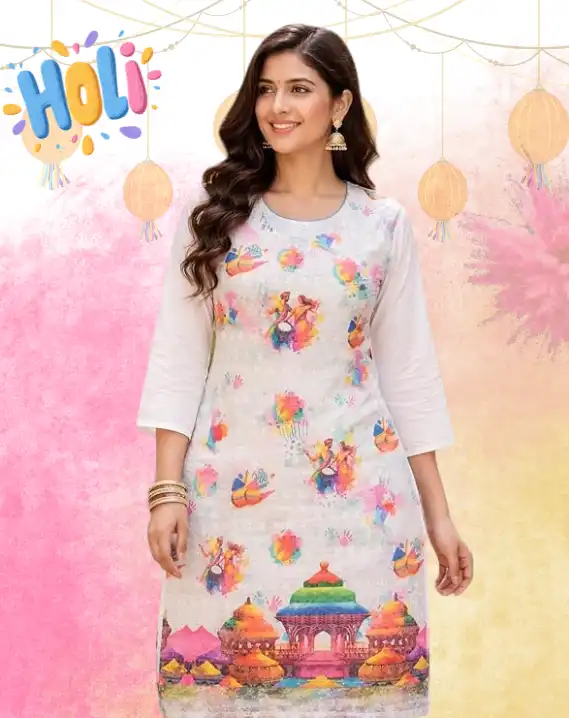 Stylish Holi Kurti for Women 2026 Festive Collection